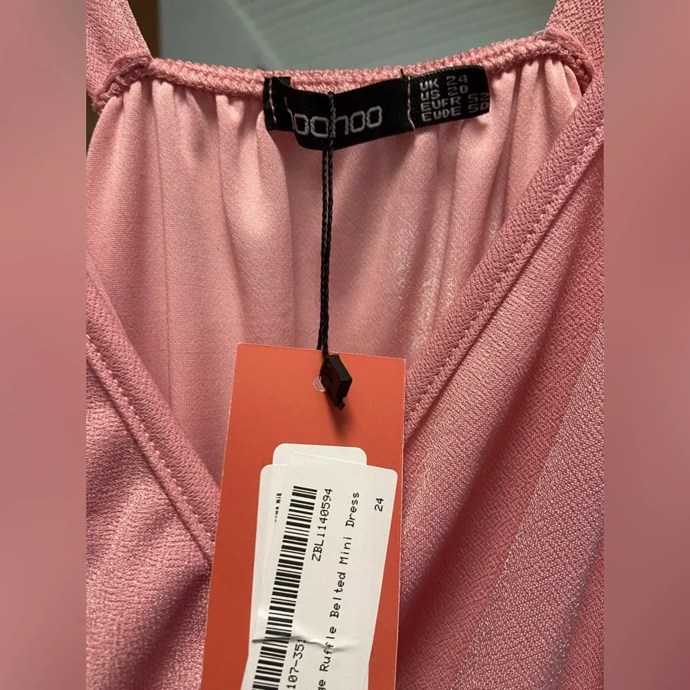 OTS Mini Ruffle Dress! NWT - Picture 2 of 4